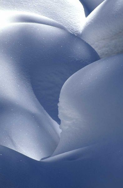 USA, Colorado, Steamboat Springs Snow mound